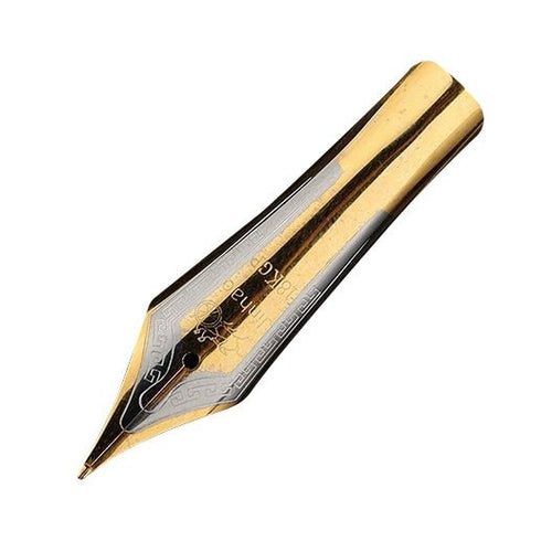 4Pcs / Lot Apply Jinhao baoer Fountain Pen Universal Design Writing Pens Large Nib 18K Gold tip 0.7mm bent / 0.5 Straight Nib