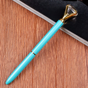 Metal case Crystal ballpoint pen