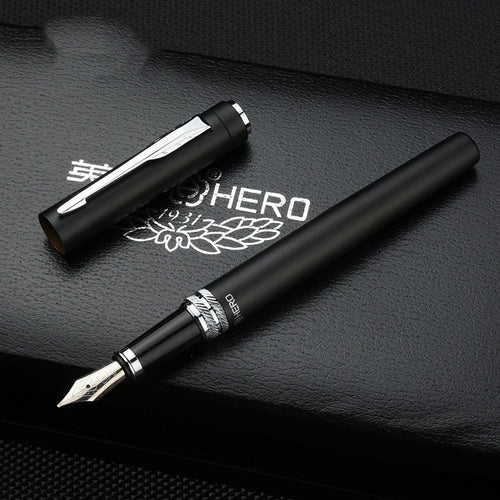 Full metal 0.5mm Nib fountain pen Stationery Business signing pen