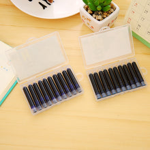 Load image into Gallery viewer, Fountain pen Ink Cartridges (10 pcs) (Blue, Black, red or green)