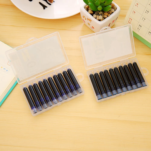 Fountain pen Ink Cartridges (10 pcs) (Blue, Black, red or green)