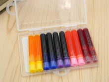 Load image into Gallery viewer, Fountain pen Ink Cartridges (10 pcs) (Blue, Black, red or green)