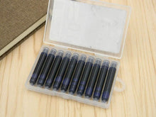 Load image into Gallery viewer, Fountain pen Ink Cartridges (10 pcs) (Blue, Black, red or green)