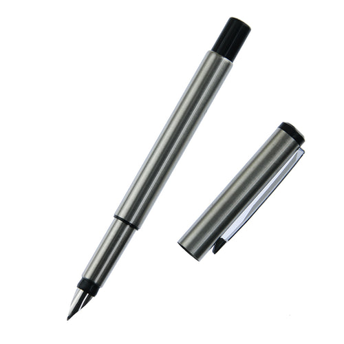 Silver Metal Vector Fountain Pen( 0.5mm )