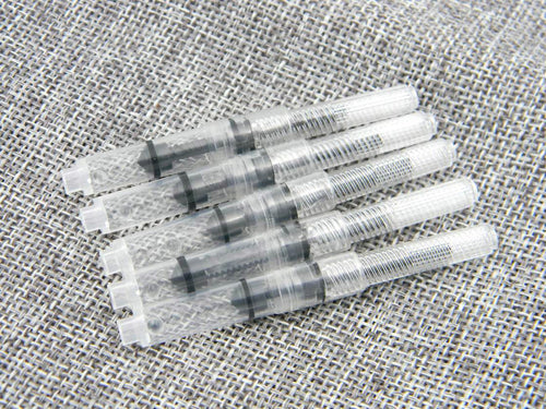 5Pc PENS white Fountain Pen ink cartridges Converter