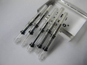 5Pc PENS white Fountain Pen ink cartridges Converter