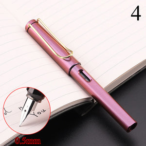 1Piece 0.38/0.5mm Fountain Pens For Kids