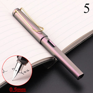 1Piece 0.38/0.5mm Fountain Pens For Kids