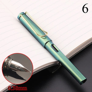 1Piece 0.38/0.5mm Fountain Pens For Kids