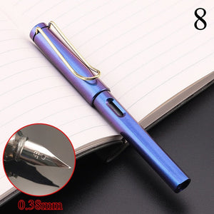 1Piece 0.38/0.5mm Fountain Pens For Kids