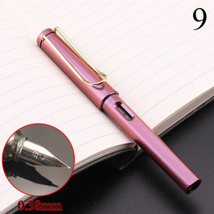 1Piece 0.38/0.5mm Fountain Pens For Kids